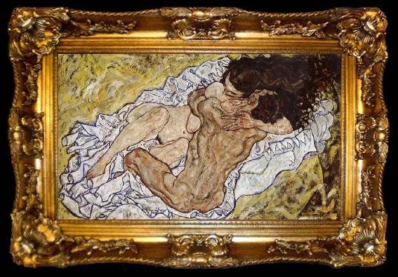 framed  Egon Schiele Embrace, ta009-2